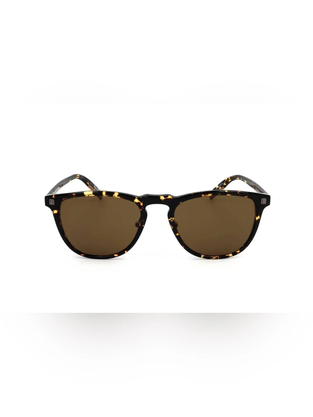 Ermenegildo Zegna EZ0182 Sunglasses 52E Round Blonde Tortoise Luxury